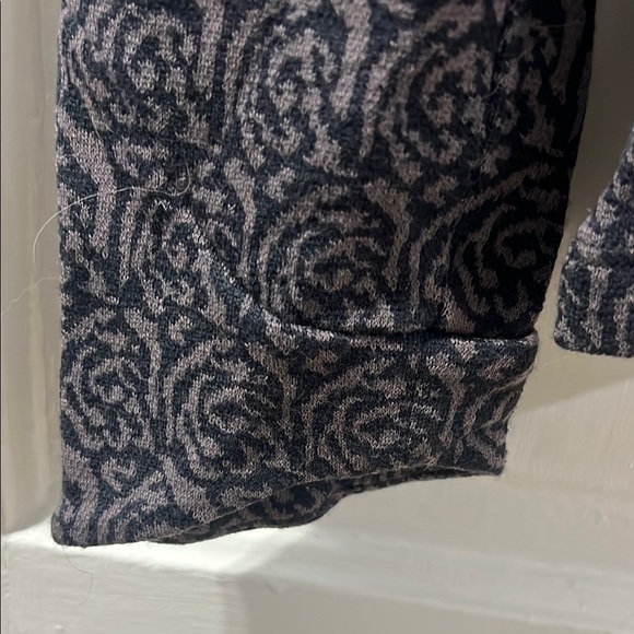 Ibex Black and Purple Fitted Long Sleeve Sweatshirt - Picture 5 of 7